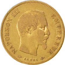 FRANCE, Napoléon III, 10 Francs, 1857, Paris, KM #784.3, VF(30-35), Gold, Gadour