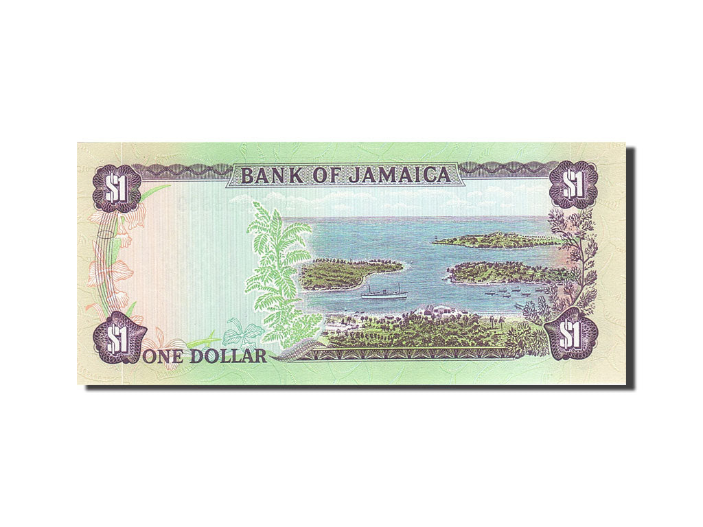 Jamaica, 1 Dollar, 1978-1984, Undated (1982-1986), KM:64b, UNC(63)