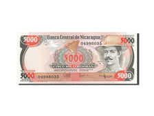 Banknot, Nicaragua, 5000 Cordobas, 1988-1989, Undated (1988), KM:157, UNC(63)