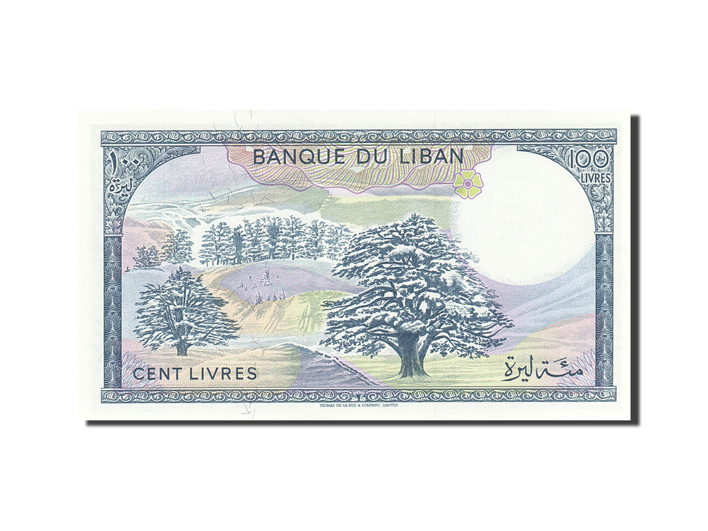 Banknote, Lebanon, 100 Livres, 1964-1978, 1980, KM:66b, UNC(63)