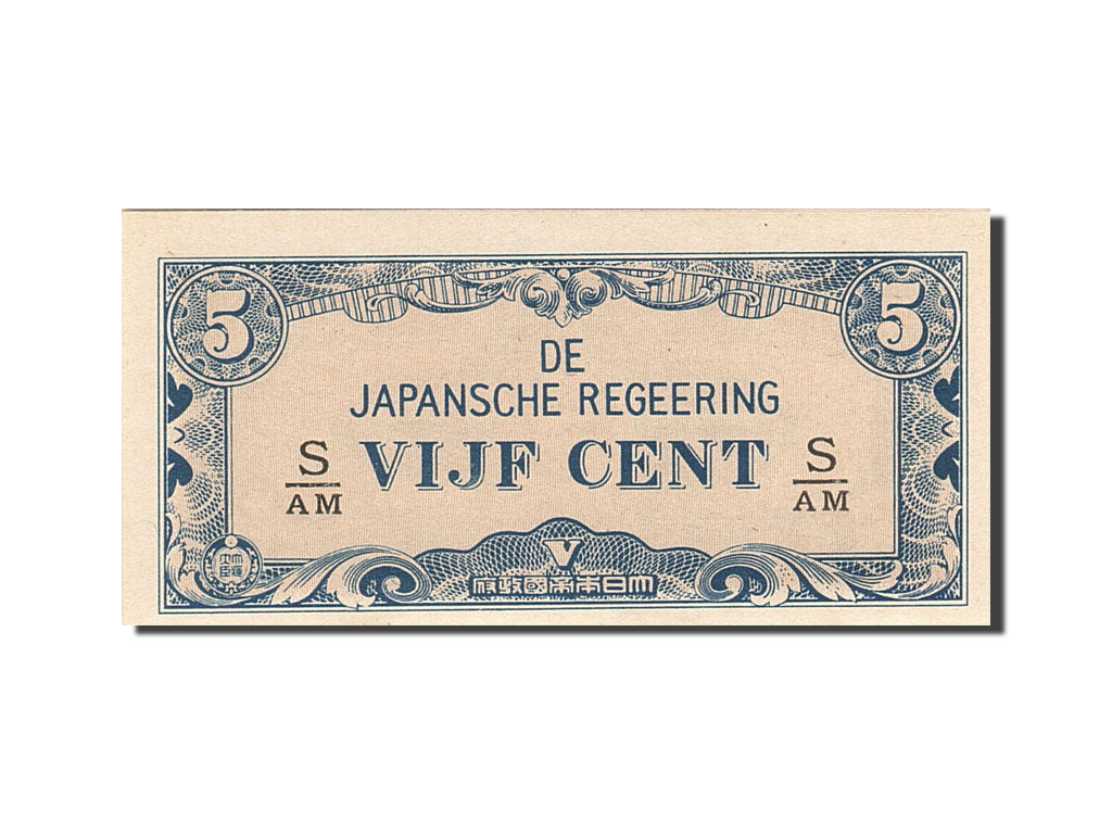 Banknote, Netherlands Indies, 5 Cents, 1942, 1942, KM:120A, UNC(63)