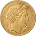 FRANCE, Cérès, 10 Francs, 1899, Paris, KM #830, AU(50-53), Gold, Gadoury #1016, 