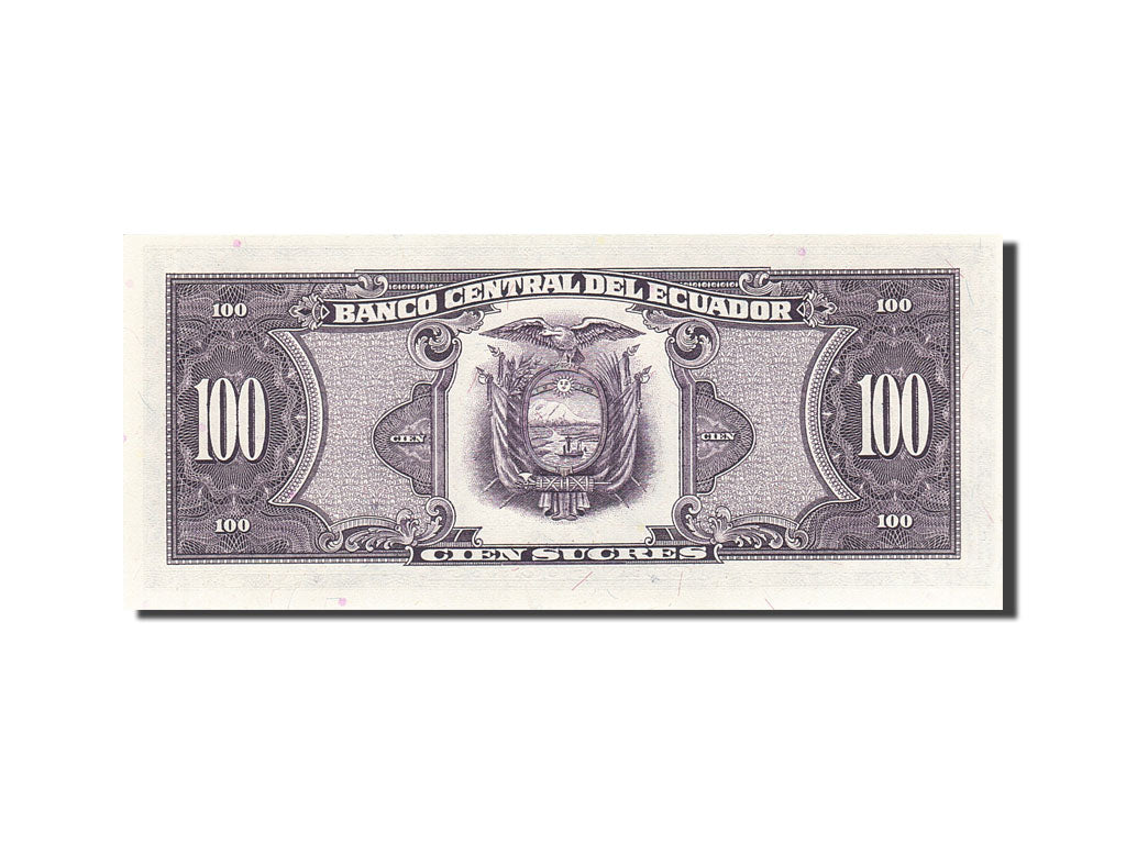 Banknote, Ecuador, 100 Sucres, 1984-1988, 1986-04-29, KM:123, UNC(63)