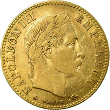 Moneda, Francia, Napoleon III, Napoléon III, 10 Francs, 1862, Paris, MBC, Oro