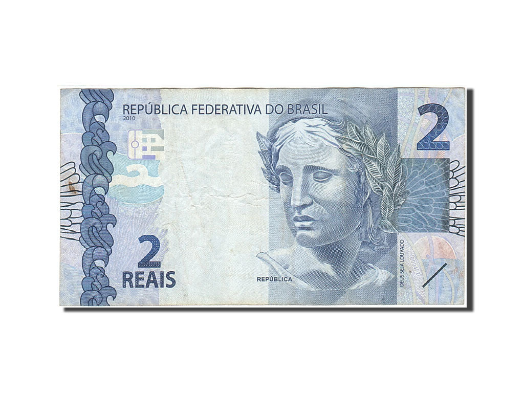 Brazil, 2 Reais, 2010, 2010, EF(40-45)