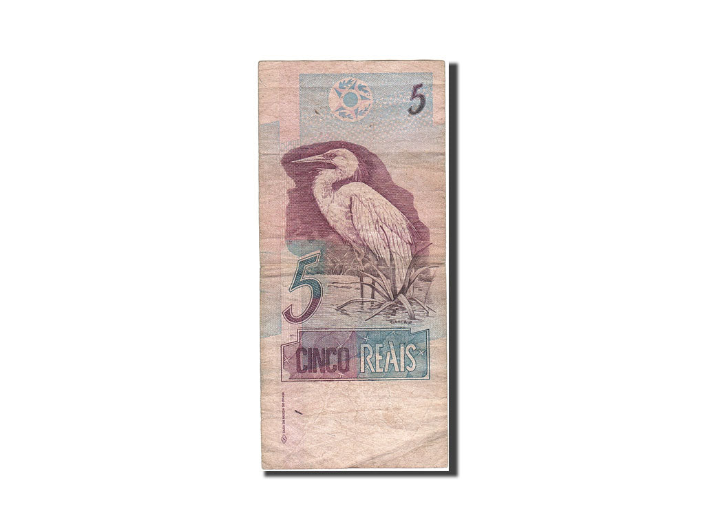 Banknote, Brazil, 5 Reais, 1994, 1994-1997, KM:244g, VF(20-25)