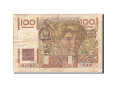 Francia, 100 Francs, 1945-1954, KM:128d, 1952-02-07, BC, Fayette:28.31