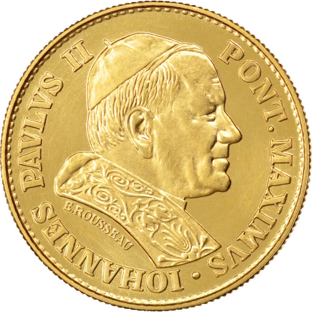 Francia, Medal, French Fifth Republic, 1980, Rousseau, SPL, Oro