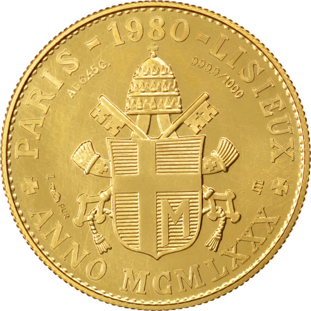 Francia, Medal, French Fifth Republic, 1980, Rousseau, SPL, Oro
