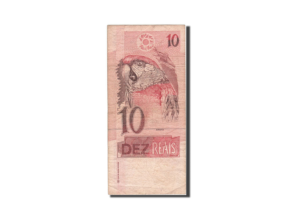 Brazil, 10 Reais, 1994, KM:245Ak, Undated (1997), VF(20-25)