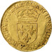 Moneta, Francia, Ecu d'or, 1564, La Rochelle, BB+, Oro, Sombart:4904