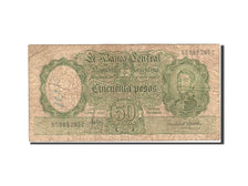 Argentina, 50 Pesos, 1954-1957, Undated (1955-1968), KM:271a, VG(8-10)