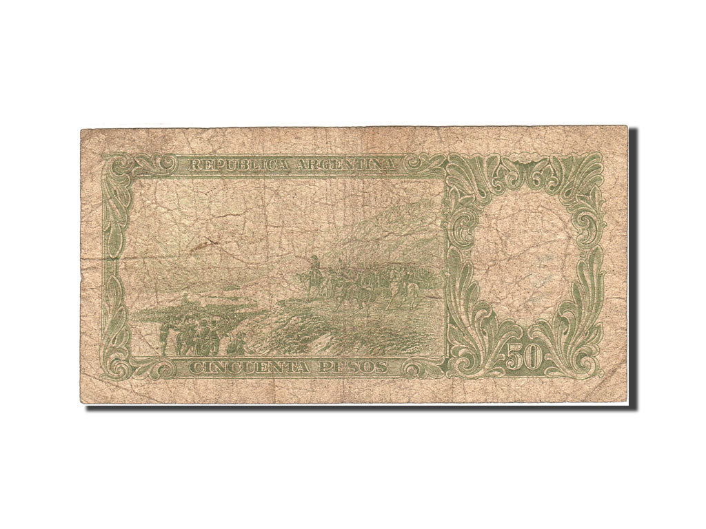 Argentine, 50 Pesos, 1954-1957, KM:271a, Undated (1955-1968), B