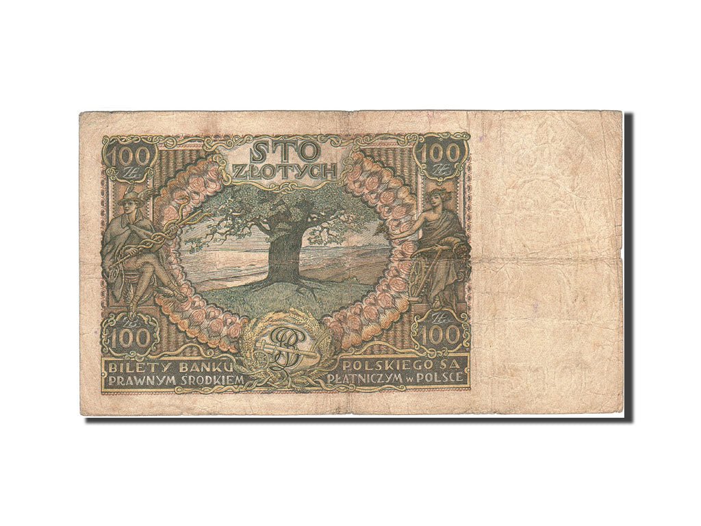 Banknote, Poland, 100 Zlotych, 1939, 1932-06-02, KM:89, VG(8-10)