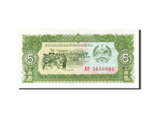 Banconote, Laos, 5 Kip, 1979, KM:26a, Undated (1979), SPL+