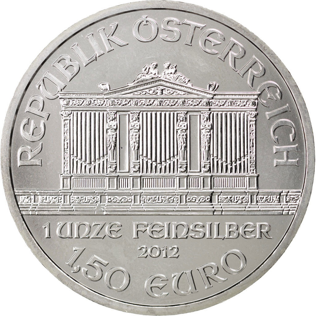 AUSTRIA, 1-1/2 Euro, 2012, Vienna, KM #3159, MS(60-62), Silver, 37, 31.10