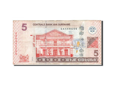 Suriname, 5 Dollars, 2012, 2012-04-01, VF(20-25)
