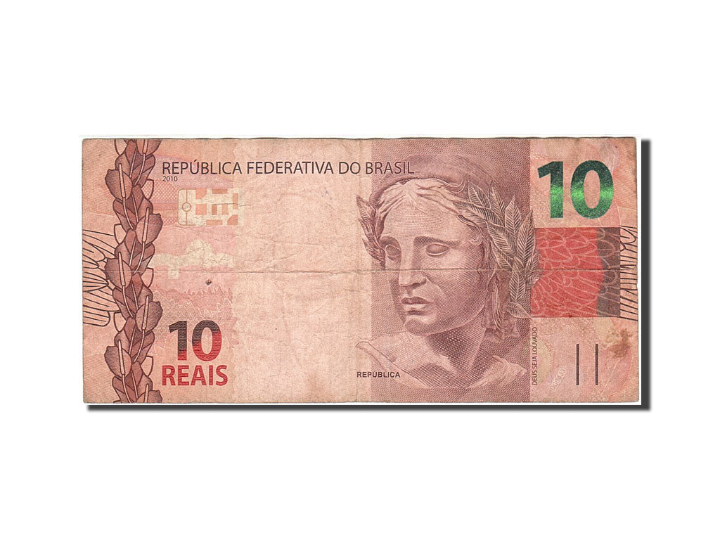 Brazil, 10 Reais, 2010, KM:253, 2010, VG(8-10)