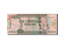 Guyana, 1000 Dollars, 1996-1999, KM:33, Undated (1996), VF(20-25)