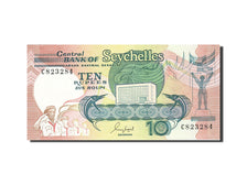 Biljet, Seychellen, 10 Rupees, 1989, Undated (1989), KM:32, NIEUW