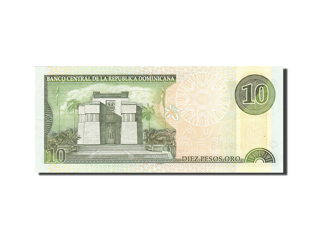 Dominican Republic, 10 Pesos Oro, 2000-2001, KM:165a, 2000, UNC(63)