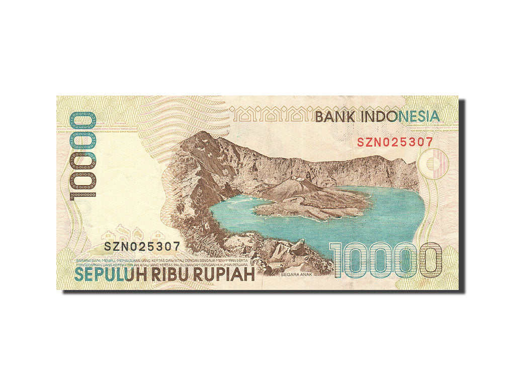 Banknote, Indonesia, 10,000 Rupiah, 1998-1999, 1998, KM:137a, AU(50-53)