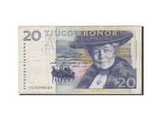 Billet, Suède, 20 Kronor, 1997-2008, 1997, KM:63a, TB