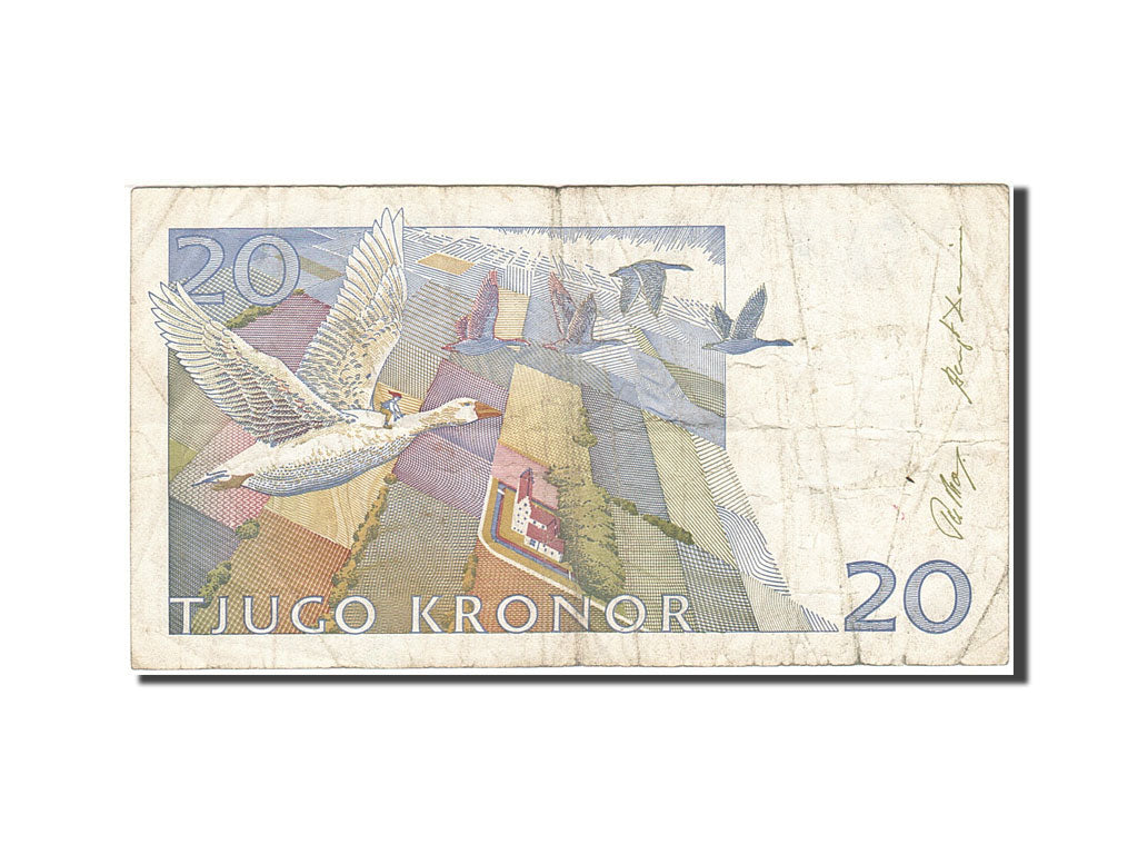 Banknote, Sweden, 20 Kronor, 1997-2008, 1997, KM:63a, VF(20-25)