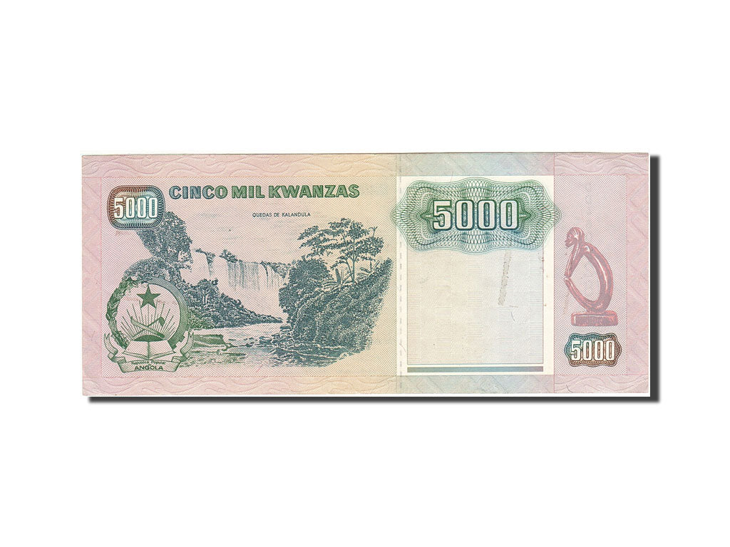 Banknote, Angola, 5000 Kwanzas, 1991, 1991-02-04, KM:130b, EF(40-45)