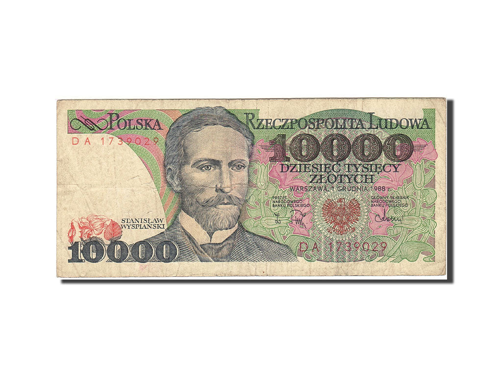 Banknote, Poland, 10,000 Zlotych, 1987-1990, 1988-12-01, KM:151b, VF(20-25)