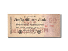 Billet, Allemagne, 50 Millionen Mark, 1923, 1923-07-25, KM:98b, TTB+