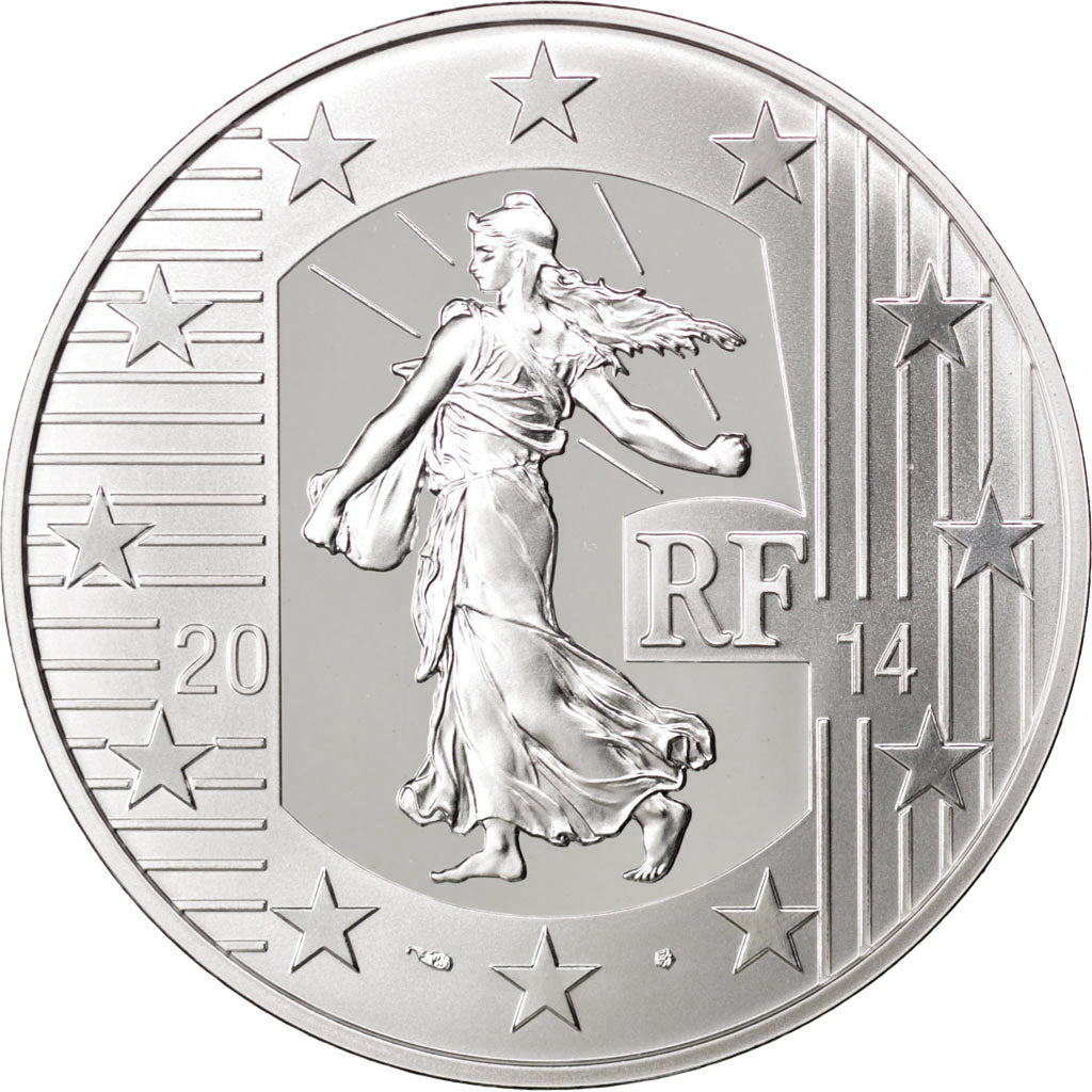 Coin, France, 10 Euro, 2014, MS(65-70), Silver