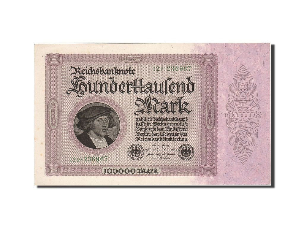 Banknote, Germany, 100,000 Mark, 1923, 1923-02-01, KM:83a, UNC(63)