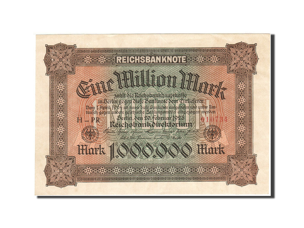 Banknote, Germany, 1 Million Mark, 1923, 1923-02-20, KM:86a, UNC(63)