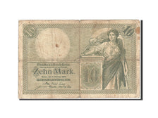 Banknote, Germany, 10 Mark, 1904-1906, 1906-10-06, KM:9b, VG(8-10)