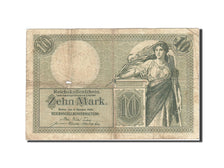 Banknote, Germany, 10 Mark, 1904-1906, 1906-10-06, KM:9b, VG(8-10)