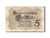 Billet, Allemagne, 5 Mark, 1914, 1914-08-05, KM:47b, B+