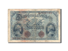 Germany, 5 Mark, 1914, KM:47a, 1914-08-05, VG(8-10)