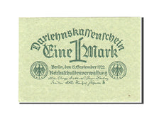 Banknote, Germany, 1 Mark, 1922, 1922-09-15, KM:61a, UNC(65-70)