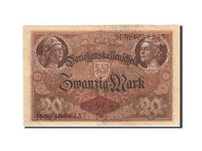 Banknote, Germany, 20 Mark, 1914, 1914-08-05, KM:48b, EF(40-45)