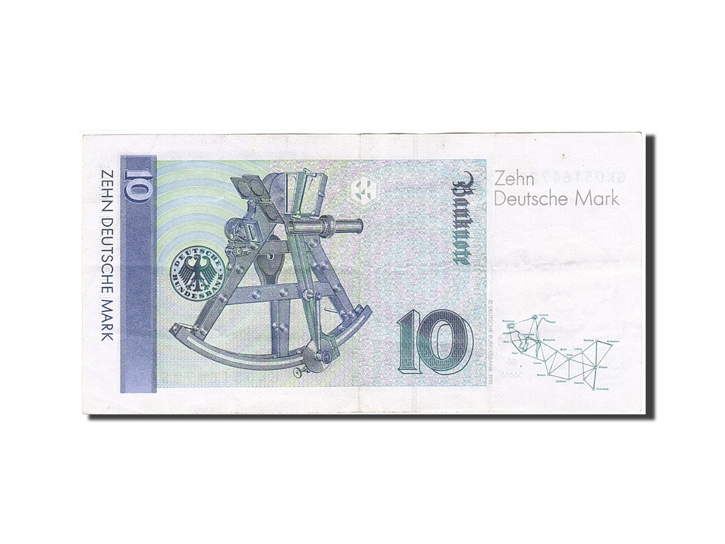 Banknote, GERMANY - FEDERAL REPUBLIC, 10 Deutsche Mark, 1989-1991, 1993-10-01