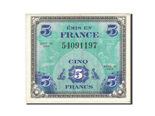 Banknote, France, 5 Francs, 1944, 1944, AU(55-58), KM:115a