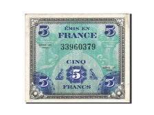 France, 5 Francs, 1944, 1944, KM:115a, TTB