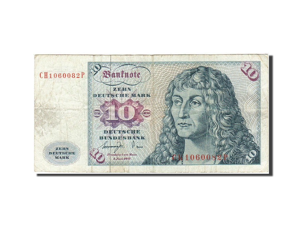 Banknote, GERMANY - FEDERAL REPUBLIC, 10 Deutsche Mark, 1970-1980, 1977-06-01