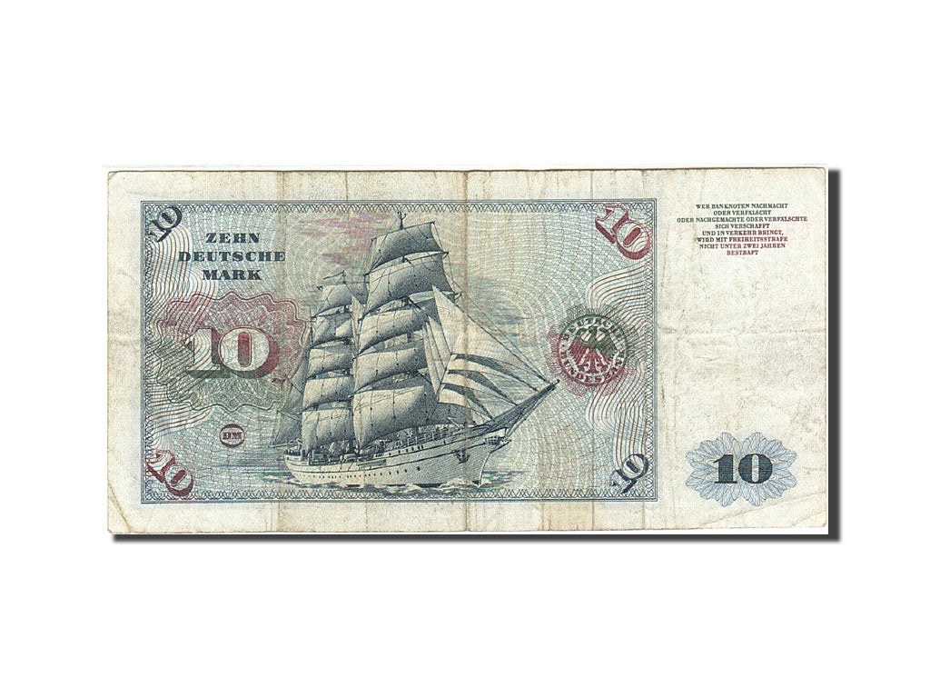 Banknote, GERMANY - FEDERAL REPUBLIC, 10 Deutsche Mark, 1970-1980, 1977-06-01