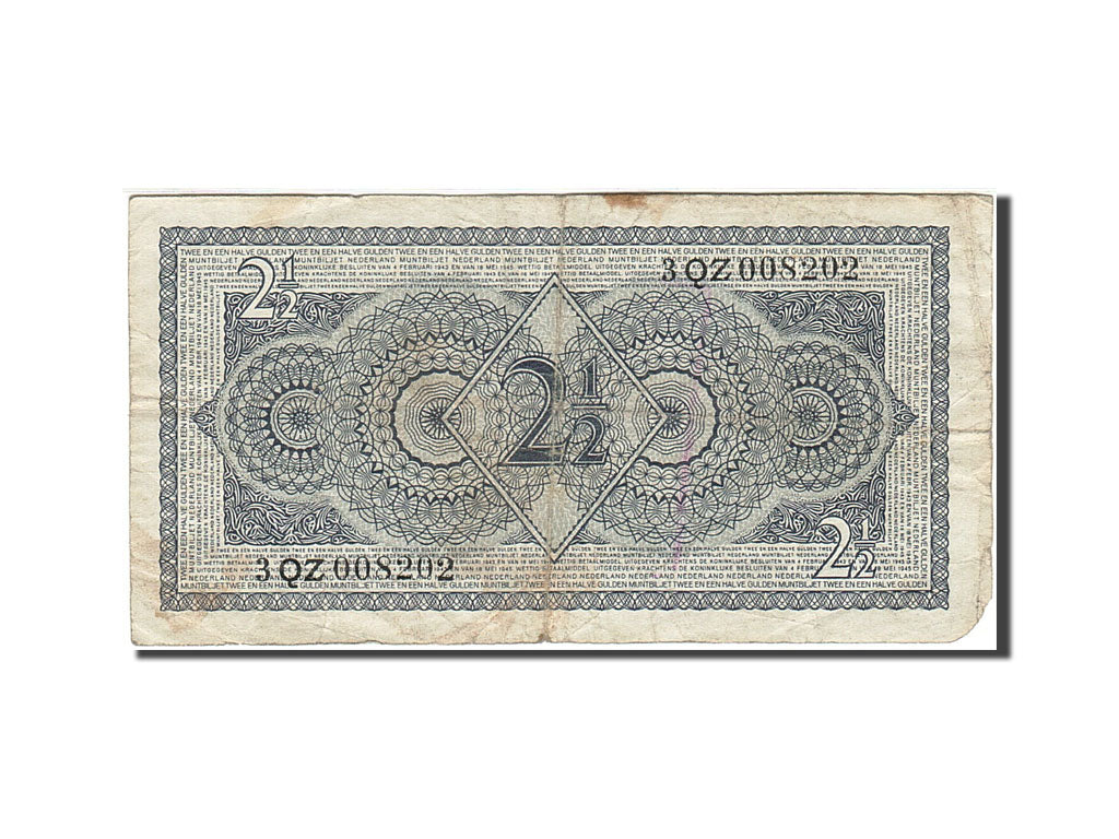 Banknote, Netherlands, 2 1/2 Gulden, 1949, 1949-08-08, KM:73, VF(20-25)