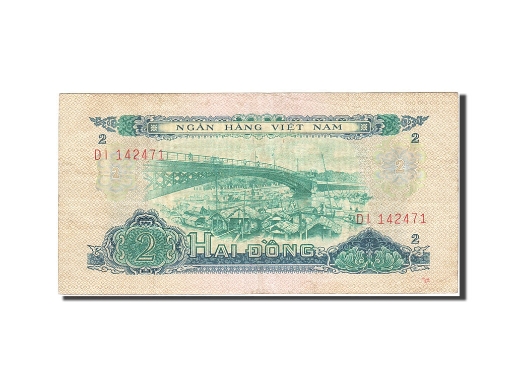 South Viet Nam, 2 Dong, 1975, KM:41a, 1966, EF(40-45)