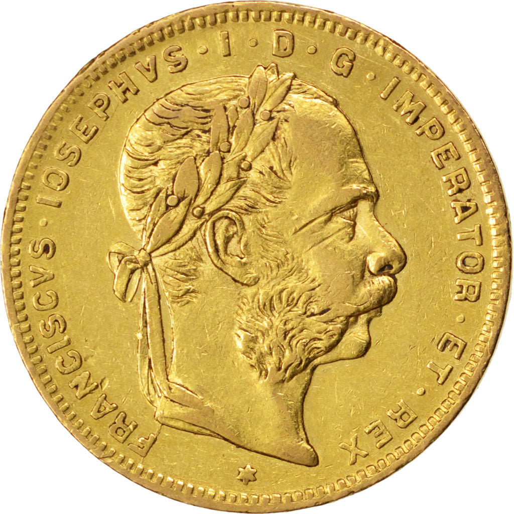 Autriche, François Joseph, 8 Florins ou 20 Francs