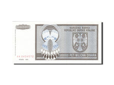 Banknote, Croatia, 5 Million Dinara, 1992-1993, 1993, KM:R11a, UNC(60-62)