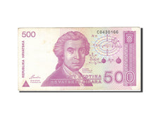 Croatia, 500 Dinara, 1991-1993, KM:21a, 1991-10-08, VF(30-35)